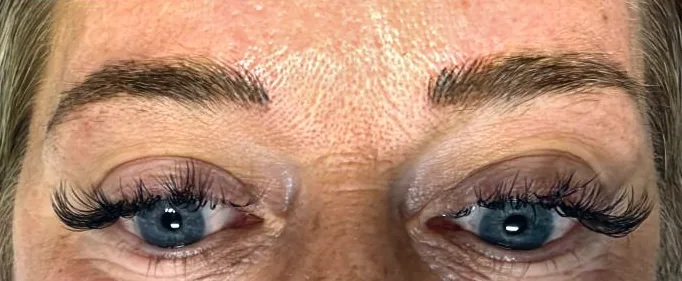 Client 1, healed and touched up permanent brows by Natural Brows by Jenn in Franklin, TN
